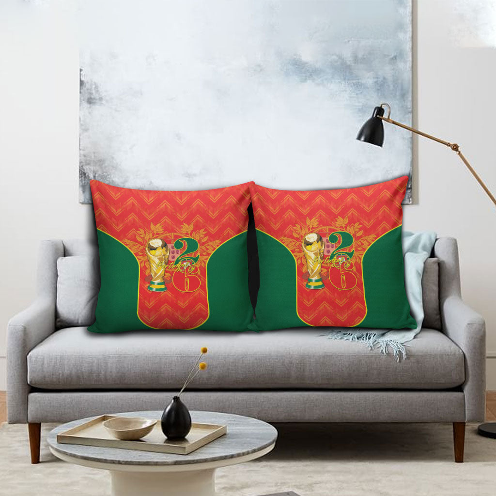 Portugal Football 2026 Pillow Cover Road To Glory