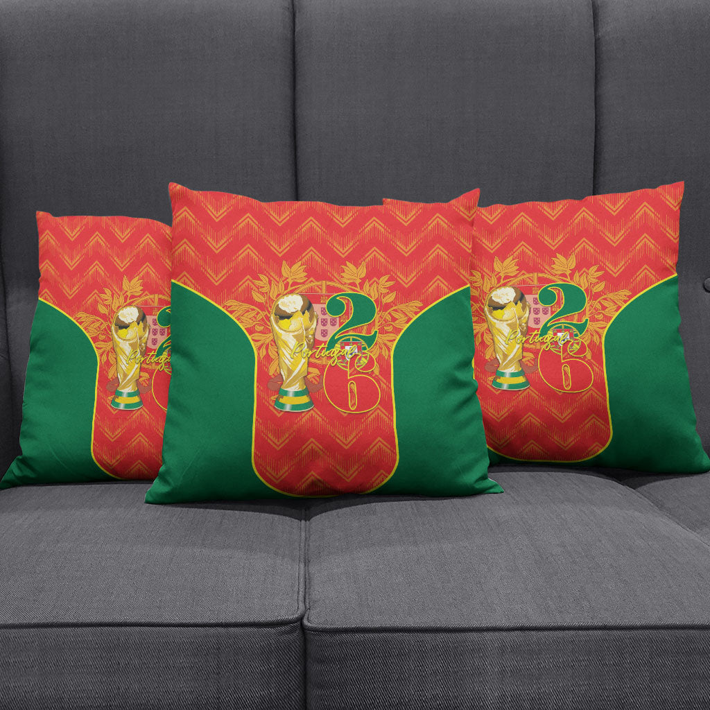 Portugal Football 2026 Pillow Cover Road To Glory