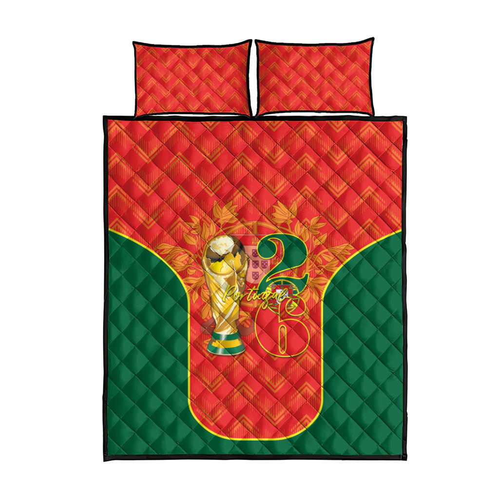 Portugal Football 2026 Quilt Bed Set Road To Glory