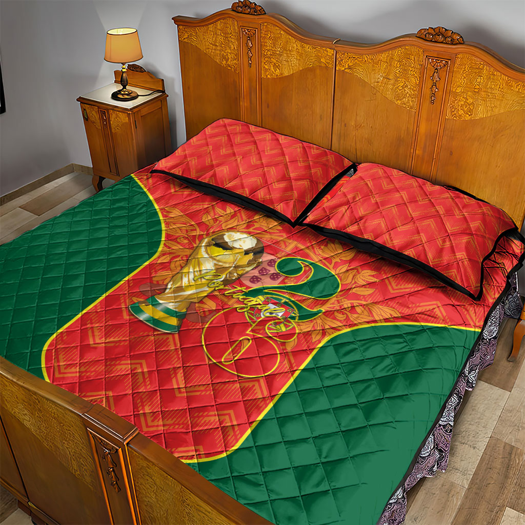 Portugal Football 2026 Quilt Bed Set Road To Glory