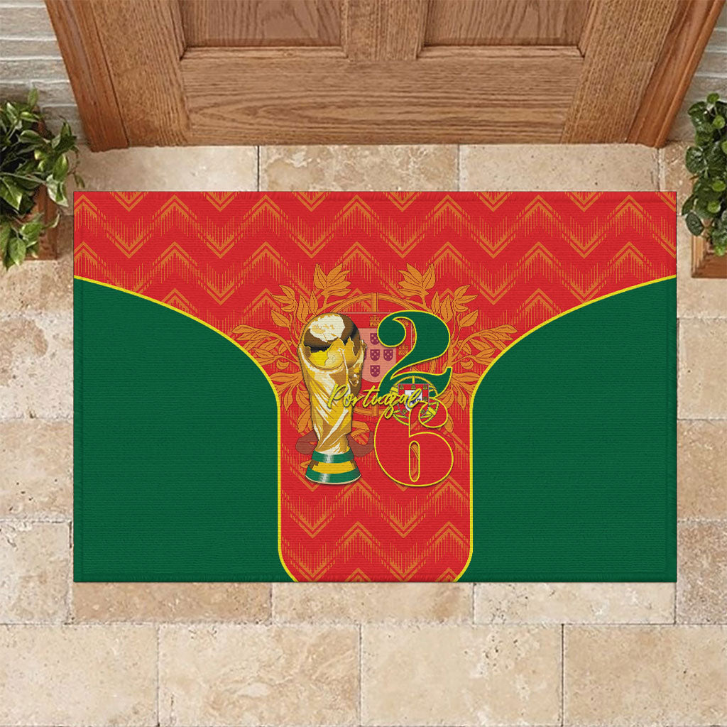 Portugal Football 2026 Rubber Doormat Road To Glory