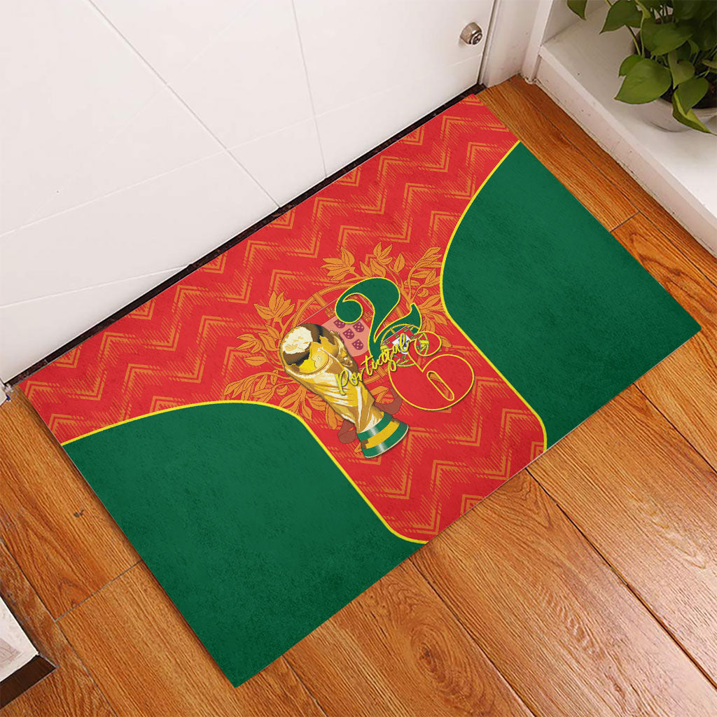 Portugal Football 2026 Rubber Doormat Road To Glory