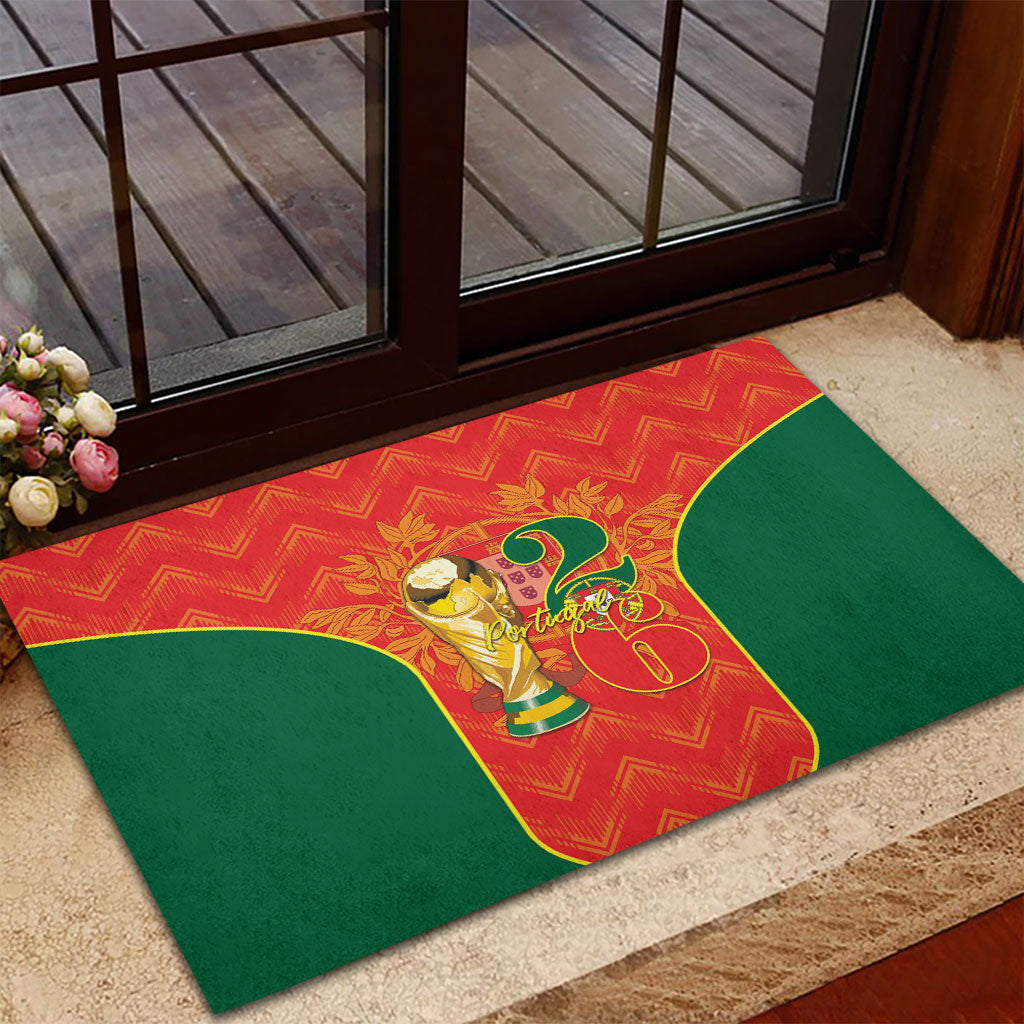 Portugal Football 2026 Rubber Doormat Road To Glory