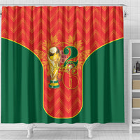 Portugal Football 2026 Shower Curtain Road To Glory