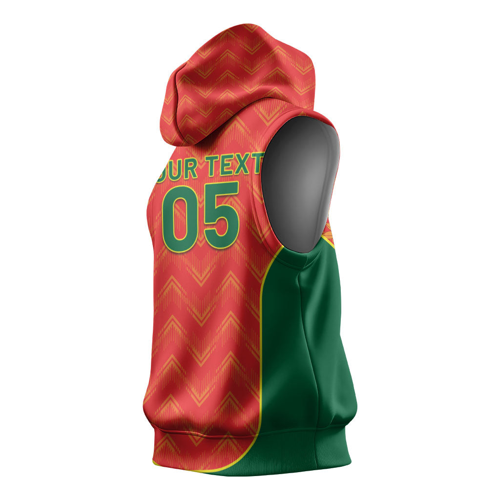 Custom Portugal Football 2026 Sleeveless Hoodie Road To Glory