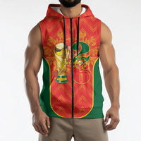 Custom Portugal Football 2026 Sleeveless Zip Hoodie Road To Glory