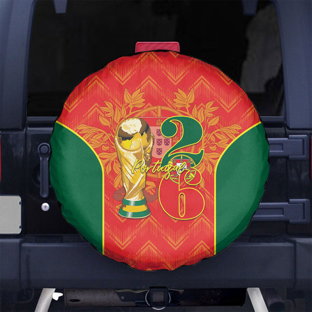 Portugal Football 2026 Spare Tire Cover Road To Glory