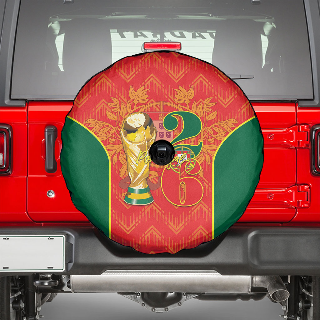 Portugal Football 2026 Spare Tire Cover Road To Glory