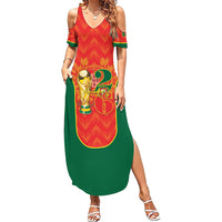 Custom Portugal Football 2026 Summer Maxi Dress Road To Glory