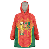 Custom Portugal Football 2026 Wearable Blanket Hoodie Road To Glory