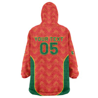 Custom Portugal Football 2026 Wearable Blanket Hoodie Road To Glory