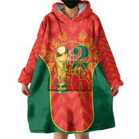 Custom Portugal Football 2026 Wearable Blanket Hoodie Road To Glory