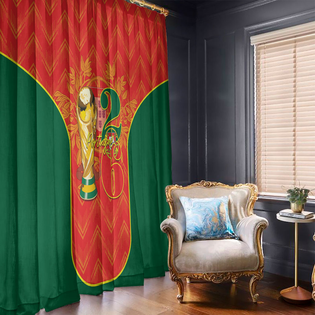 Portugal Football 2026 Window Curtain Road To Glory