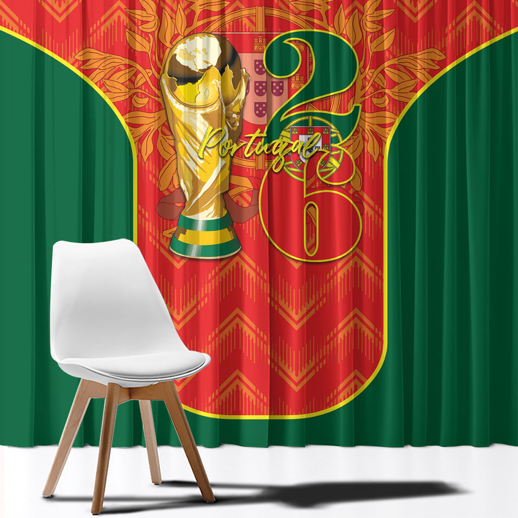 Portugal Football 2026 Window Curtain Road To Glory