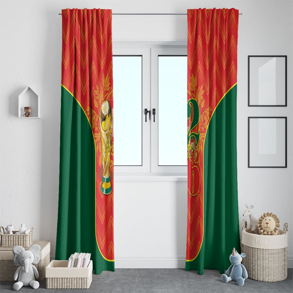 Portugal Football 2026 Window Curtain Road To Glory