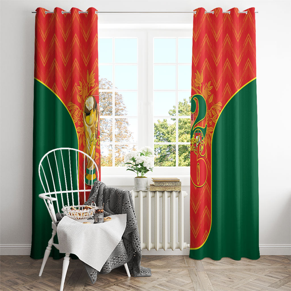 Portugal Football 2026 Window Curtain Road To Glory