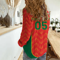 Custom Portugal Football 2026 Women Casual Shirt Road To Glory