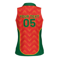 Custom Portugal Football 2026 Women Sleeveless Polo Shirt Road To Glory