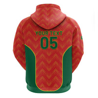 Custom Portugal Football 2026 Zip Hoodie Road To Glory