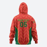Custom Portugal Football 2026 Zip Hoodie Road To Glory