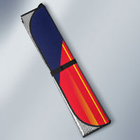 Spain Football 2026 Auto Sun Shade La Roja Brave Bull Striped Style
