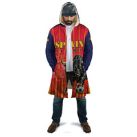 Custom Spain Football 2026 Cloak La Roja Brave Bull Striped Style