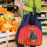 Spain Football 2026 Grocery Bag La Roja Brave Bull Striped Style