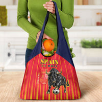 Spain Football 2026 Grocery Bag La Roja Brave Bull Striped Style