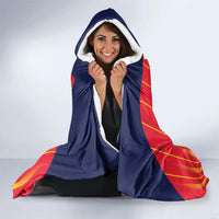 Spain Football 2026 Hooded Blanket La Roja Brave Bull Striped Style