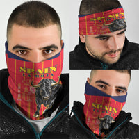 Spain Football 2026 Neck Gaiter La Roja Brave Bull Striped Style