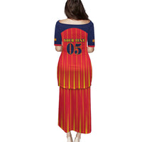 Custom Spain Football 2026 Puletasi La Roja Brave Bull Striped Style