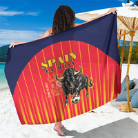 Spain Football 2026 Sarong La Roja Brave Bull Striped Style