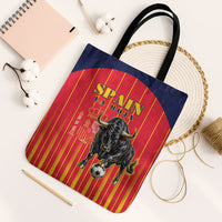 Spain Football 2026 Tote Bag La Roja Brave Bull Striped Style