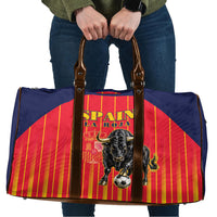 Spain Football 2026 Travel Bag La Roja Brave Bull Striped Style