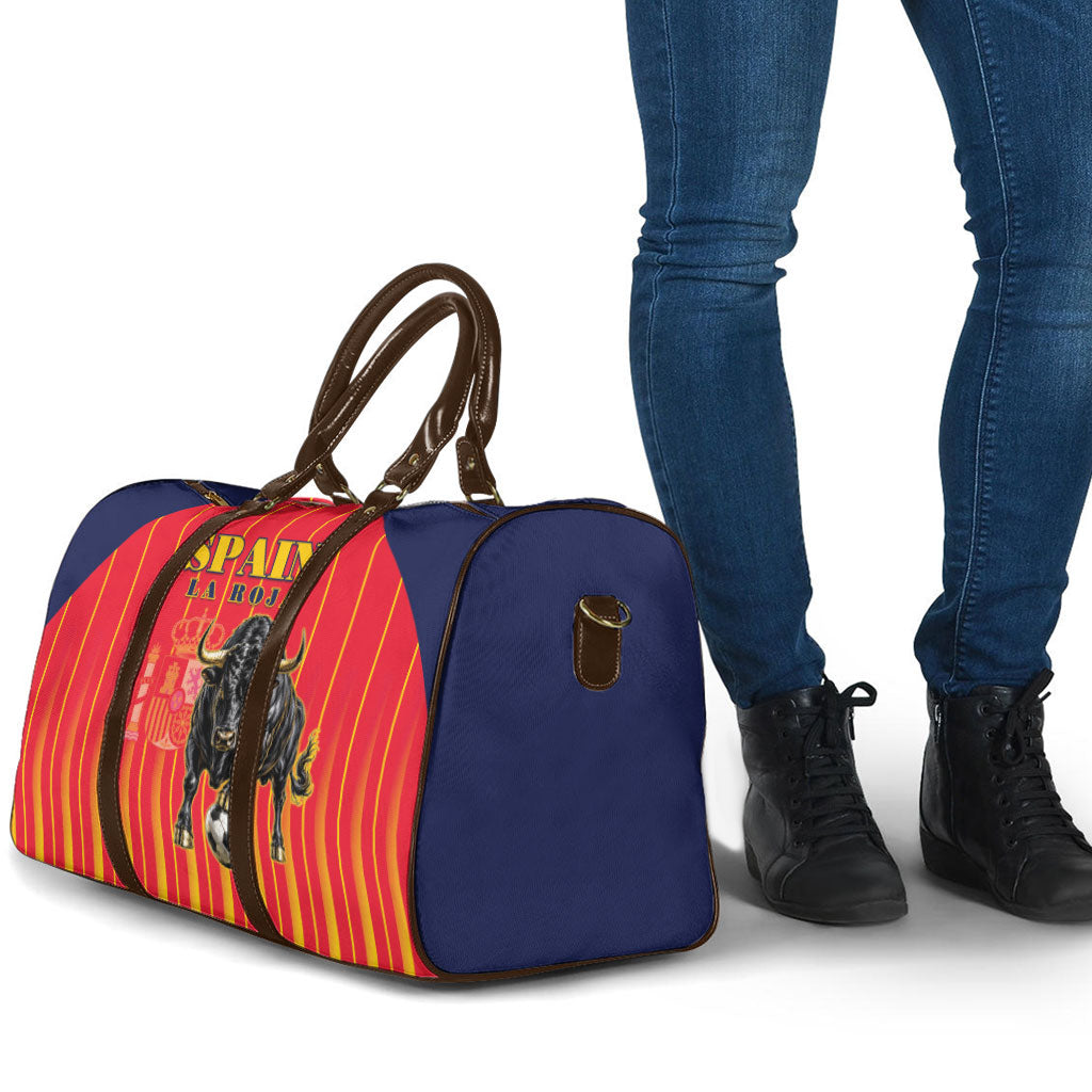 Spain Football 2026 Travel Bag La Roja Brave Bull Striped Style