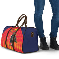 Spain Football 2026 Travel Bag La Roja Brave Bull Striped Style