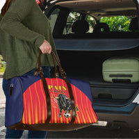 Spain Football 2026 Travel Bag La Roja Brave Bull Striped Style