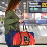 Spain Football 2026 Travel Bag La Roja Brave Bull Striped Style