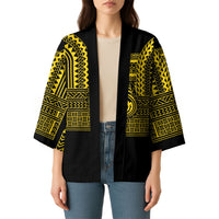 Philippines Filipinos Kimono Igorot Tribal Pattern Black