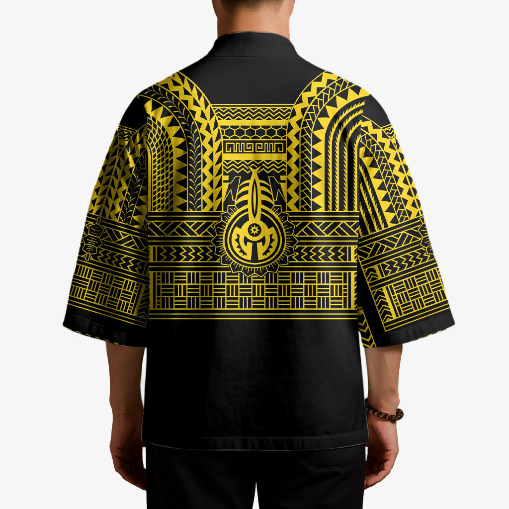Philippines Filipinos Kimono Igorot Tribal Pattern Black