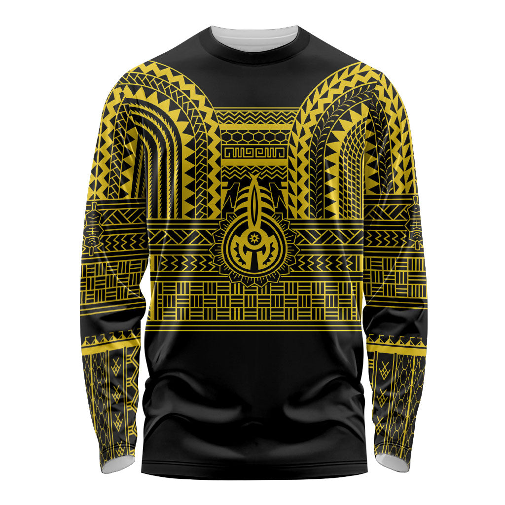 Philippines Filipinos Long Sleeve Shirt Igorot Tribal Pattern Black