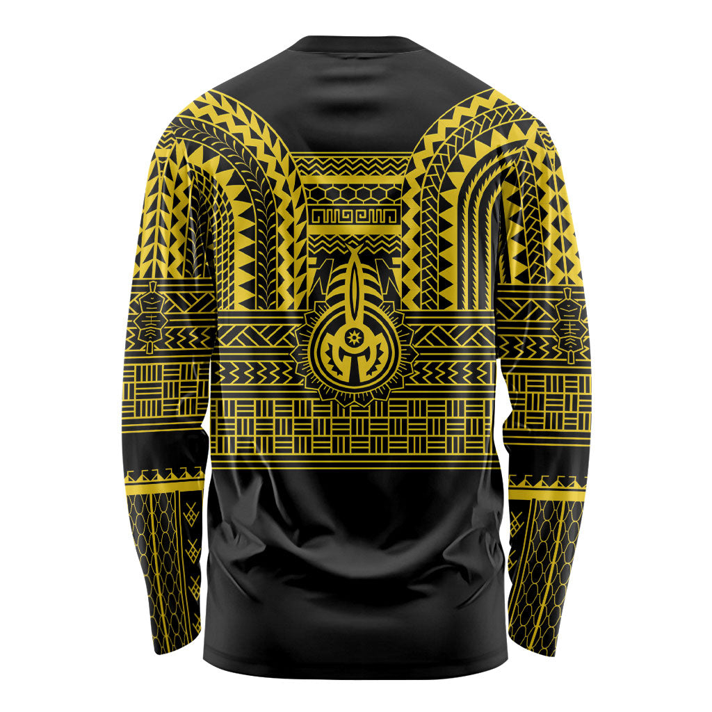 Philippines Filipinos Long Sleeve Shirt Igorot Tribal Pattern Black