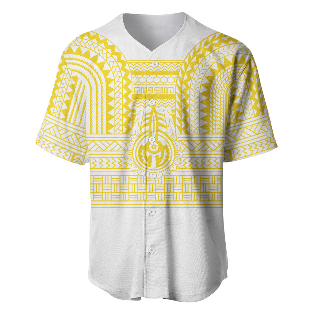 Philippines Filipinos Baseball Jersey Igorot Tribal Pattern White
