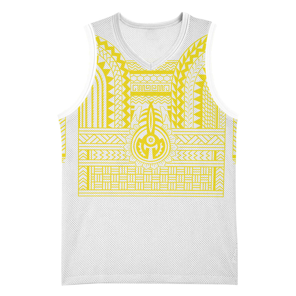 Philippines Filipinos Basketball Jersey Igorot Tribal Pattern White