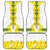Enkutatash Ethiopia New Year Car Mats Tilet Pattern With Adey Abeba Flowers LT05 - Wonder Print Shop