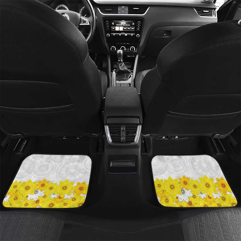 Enkutatash Ethiopia New Year Car Mats Tilet Pattern With Adey Abeba Flowers LT05 - Wonder Print Shop