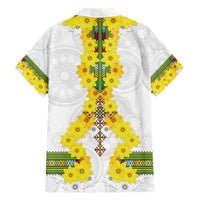 Enkutatash Ethiopia New Year Hawaiian Shirt Tilet Pattern With Adey Abeba Flowers LT05 - Wonder Print Shop