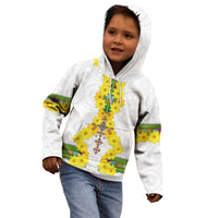 Enkutatash Ethiopia New Year Kid Hoodie Tilet Pattern With Adey Abeba Flowers LT05 - Wonder Print Shop