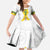 Enkutatash Ethiopia New Year Kid Short Sleeve Dress Tilet Pattern With Adey Abeba Flowers LT05 - Wonder Print Shop