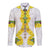 Enkutatash Ethiopia New Year Long Sleeve Button Shirt Tilet Pattern With Adey Abeba Flowers LT05 - Wonder Print Shop